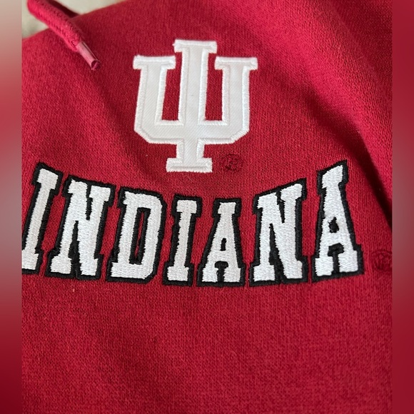 Indiana University 🆕 Full Zip size Medium embroidered hoodie - Picture 9 of 12